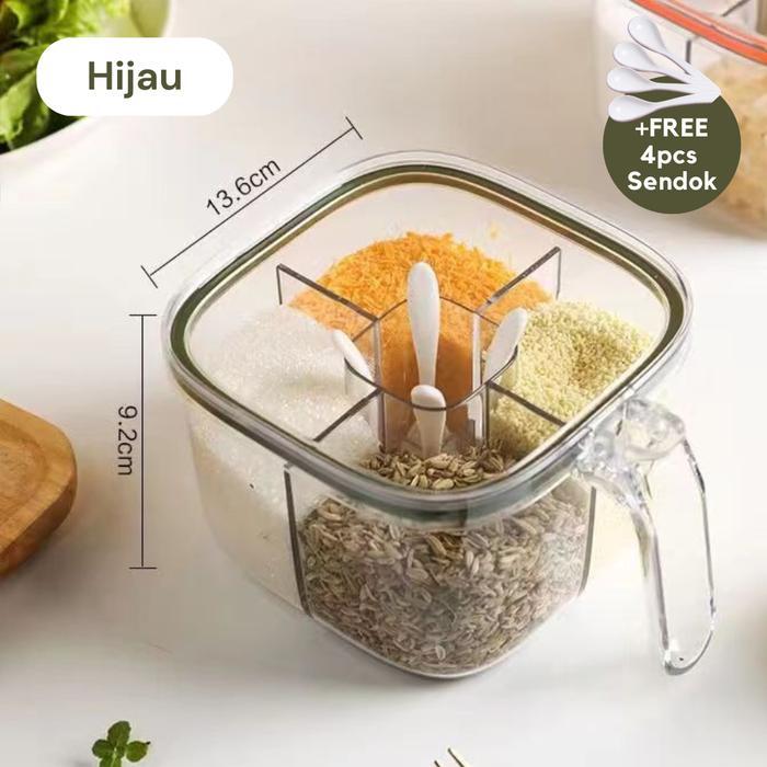 Jual L1ke Snack_ SUMO - EBISU Container Bumbu Dapur Estetik Toples ...
