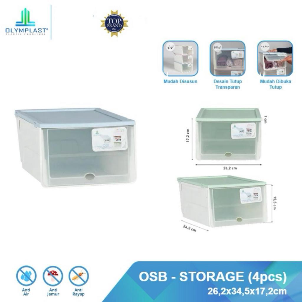Jual Olymplast OSB - Rak Sepatu Box Plastik / Rak Susun / Kotak ...