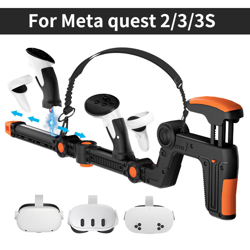 Jual New Version VR Gaming Experience Magnetic VR Games Rifle Gun Stock ...