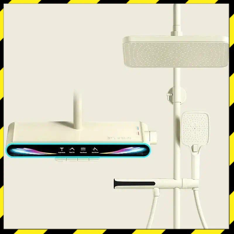 Jual Luxury Bathroom Shower Set Digital Display Showers System Ambient ...