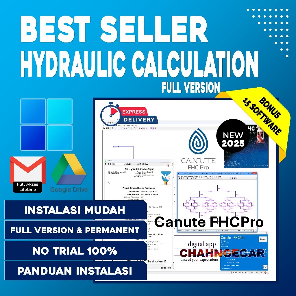 Jual Software Canute FHC Pro 2025 v1.8.6 Full Version Hydraulic ...