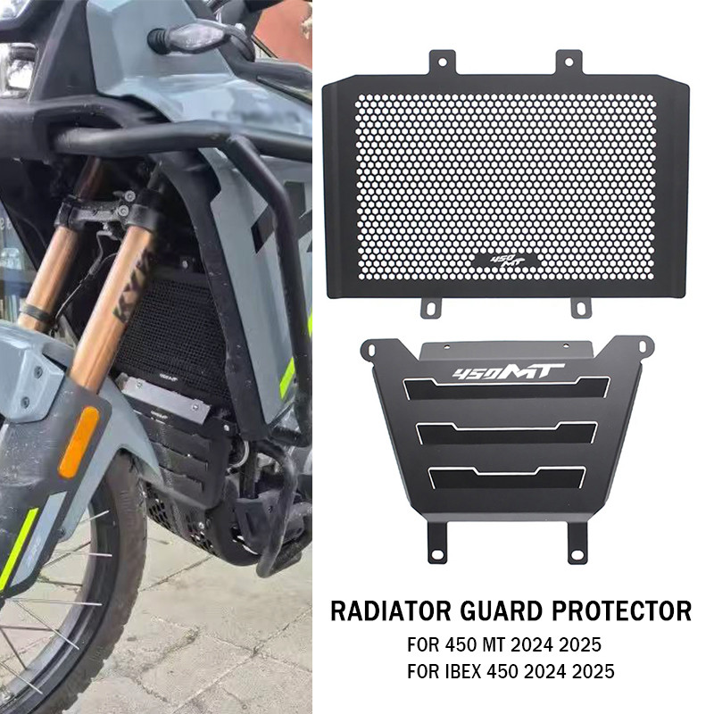 ZESIDIMO Pour CF&MOTO 450MT MT450 CF 450mt 450 mt 2024 2025 Accessoires pour moto Béquille latérale Plaque élargie Plateau (Noir