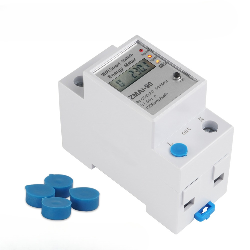 Jual Tuya WiFi Smart Switch Birectional Meter Single phase prepaid ...