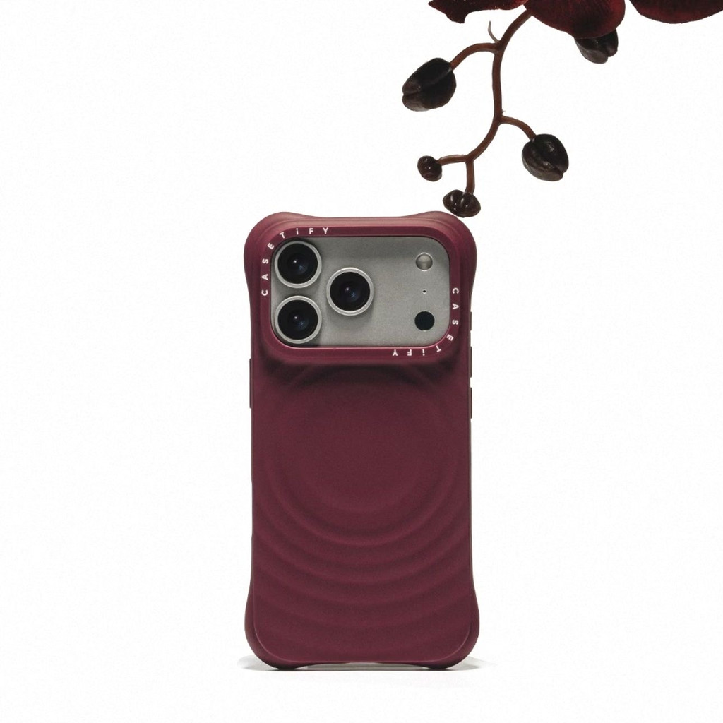 Jual New CASETiFY Cherry Red Ripple Magsafe Phone Case for IPhone ...