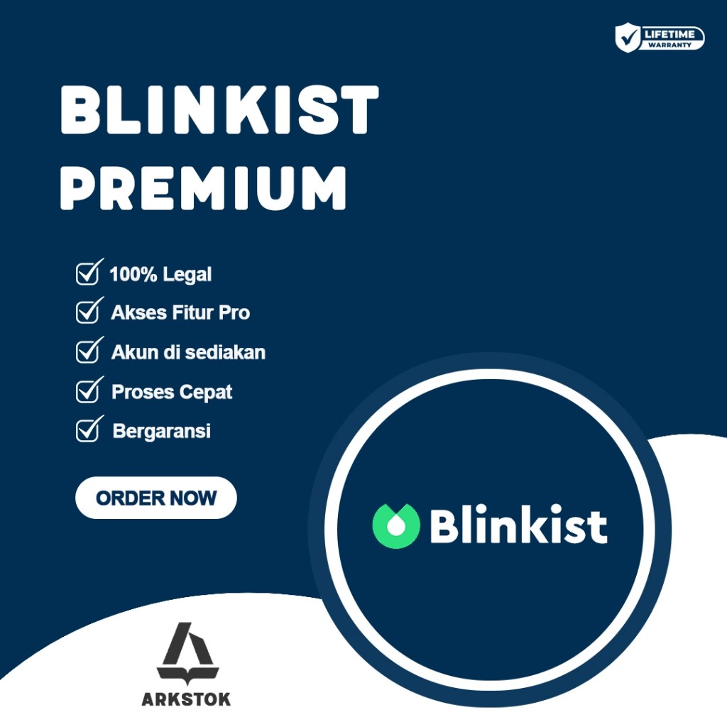 Jual Blinkist Premium 1 Tahun Resmi Proses Cepat Full Garansi