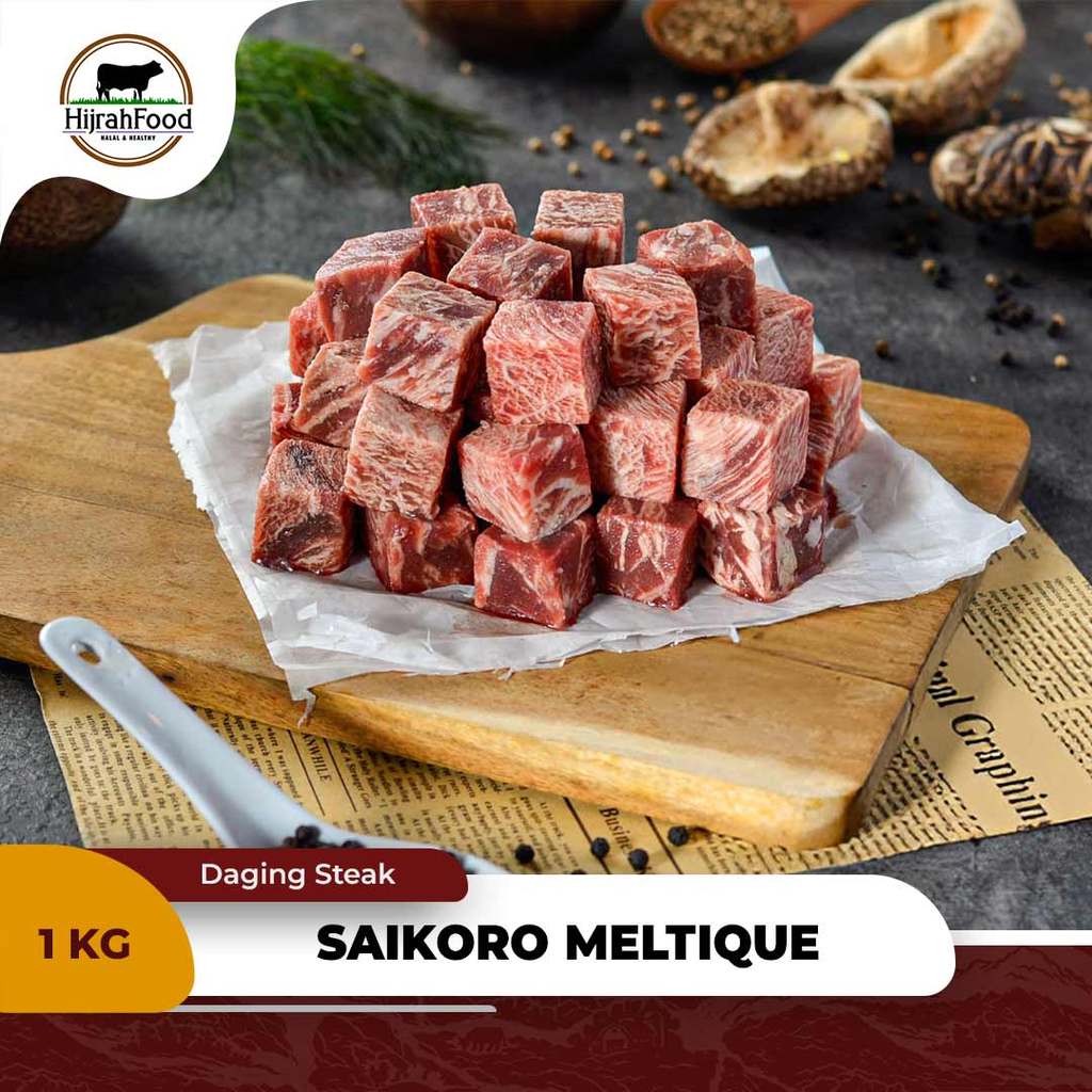 Jual Beef Saikoro Meltique Cubes Premium | Daging Sapi Saikoro 1 kg ...