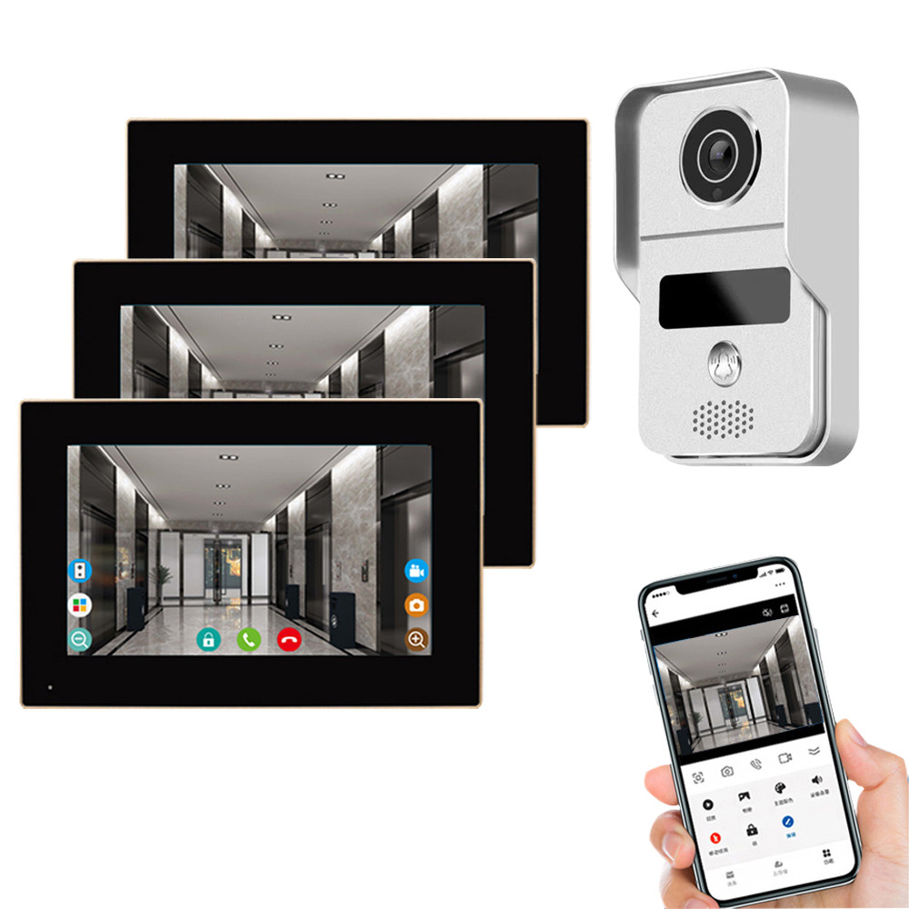 Jual Smart Wifi Video Doorbell Home Intercom Phone 1080P RFID Wireless ...