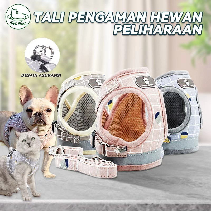 Jual Tali Kucing Harness Rompi Kucing Rompi Harness Reflektif Tali ...