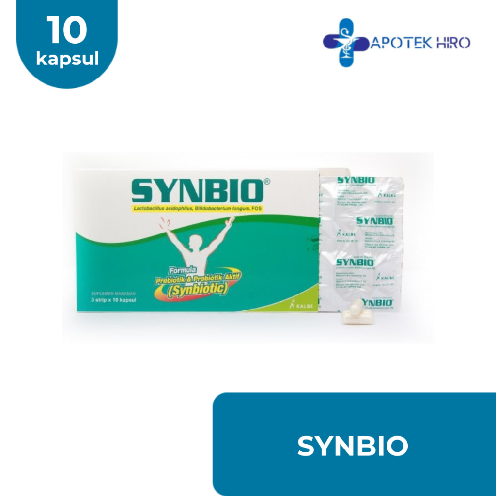 Jual Synbio 1 Strip Isi 10 Kapsul Memelihara Kesehatan Fungsi ...