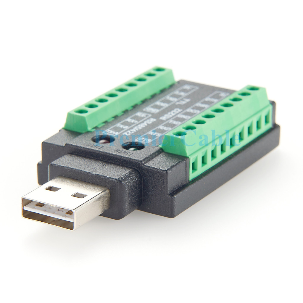 Jual Industrial 4 in 1 USB to RS232 RS485 RS422 TTL Serial Converter ...