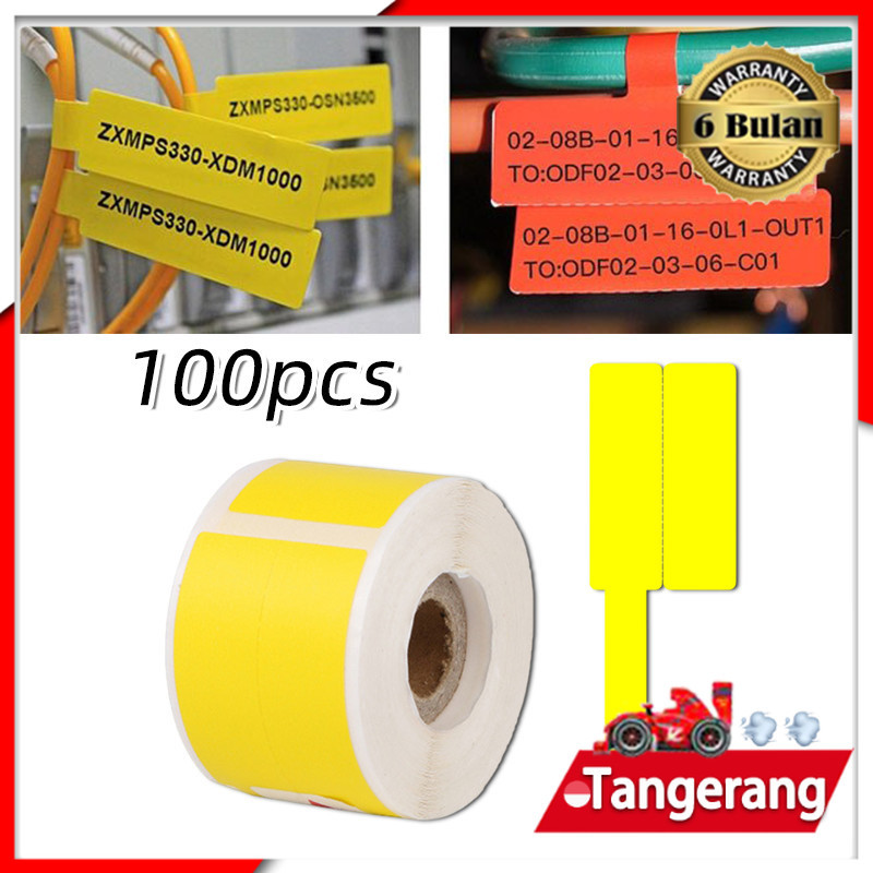 Jual 100PCS Cable Label Sticker / Stiker Label Penanda Kabel Jaringan ...