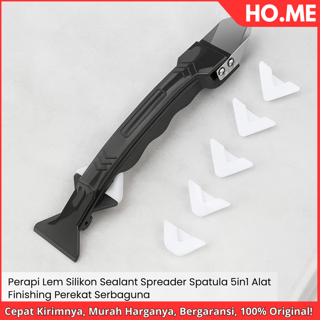Jual [HO.ME] Perapi Lem Silikon - Sealant Spreader Spatula 5in1 - Alat ...