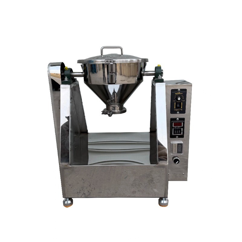 Jual 5L Laboratory Small Drum Mixer Stainless Steel Dry Powder Mixer ...