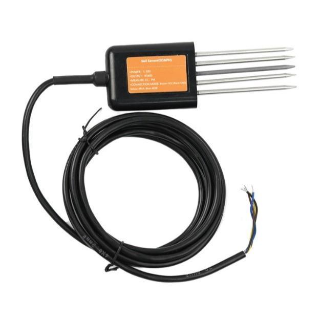 Jual DFROBOT - MODBUS RTU RS485 Soil EC pH Monitoring Sensor Electrical ...