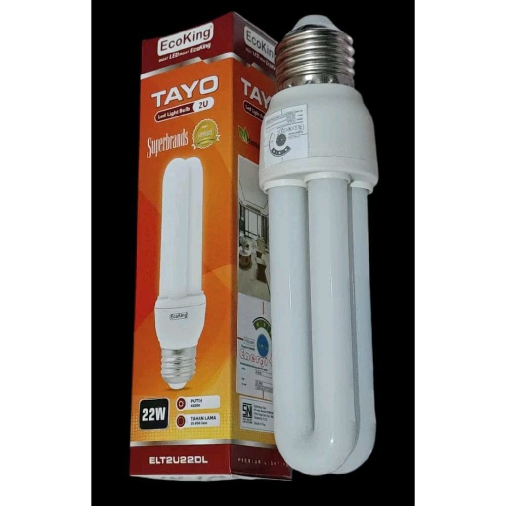 Jual EcoKing Tayo Led Light Bulb 2U 22Watt Bohlam E27 EcoKing 22 Watt ...