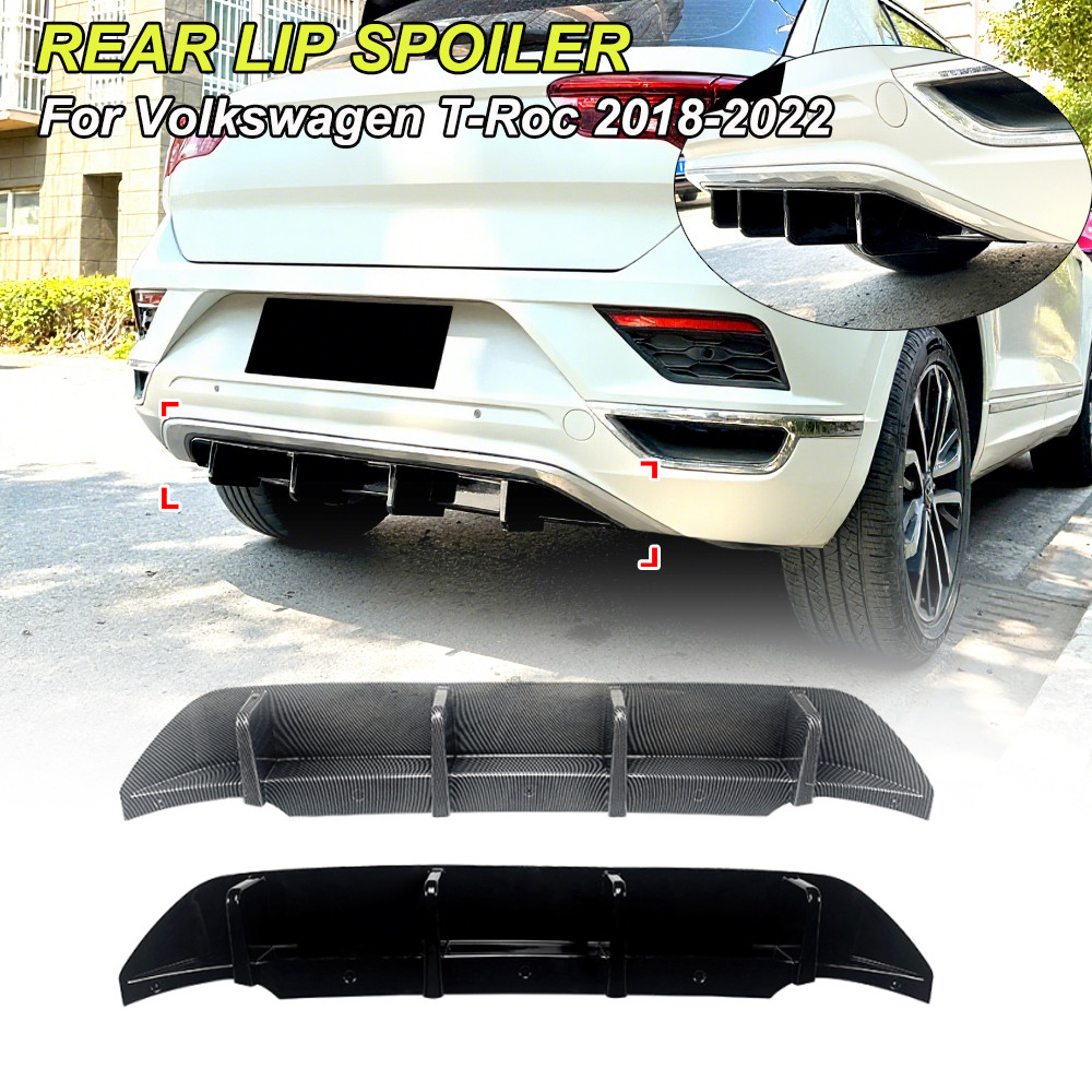 Jual Rear Lip Spoiler Rear Bumper Shovel Lower Splitter Mofication Car ...