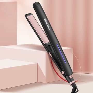 SAMONO Catokan Rambut Lurus Dengan LED Indicator Catokan Low Watt Catokan Rambut Profesional