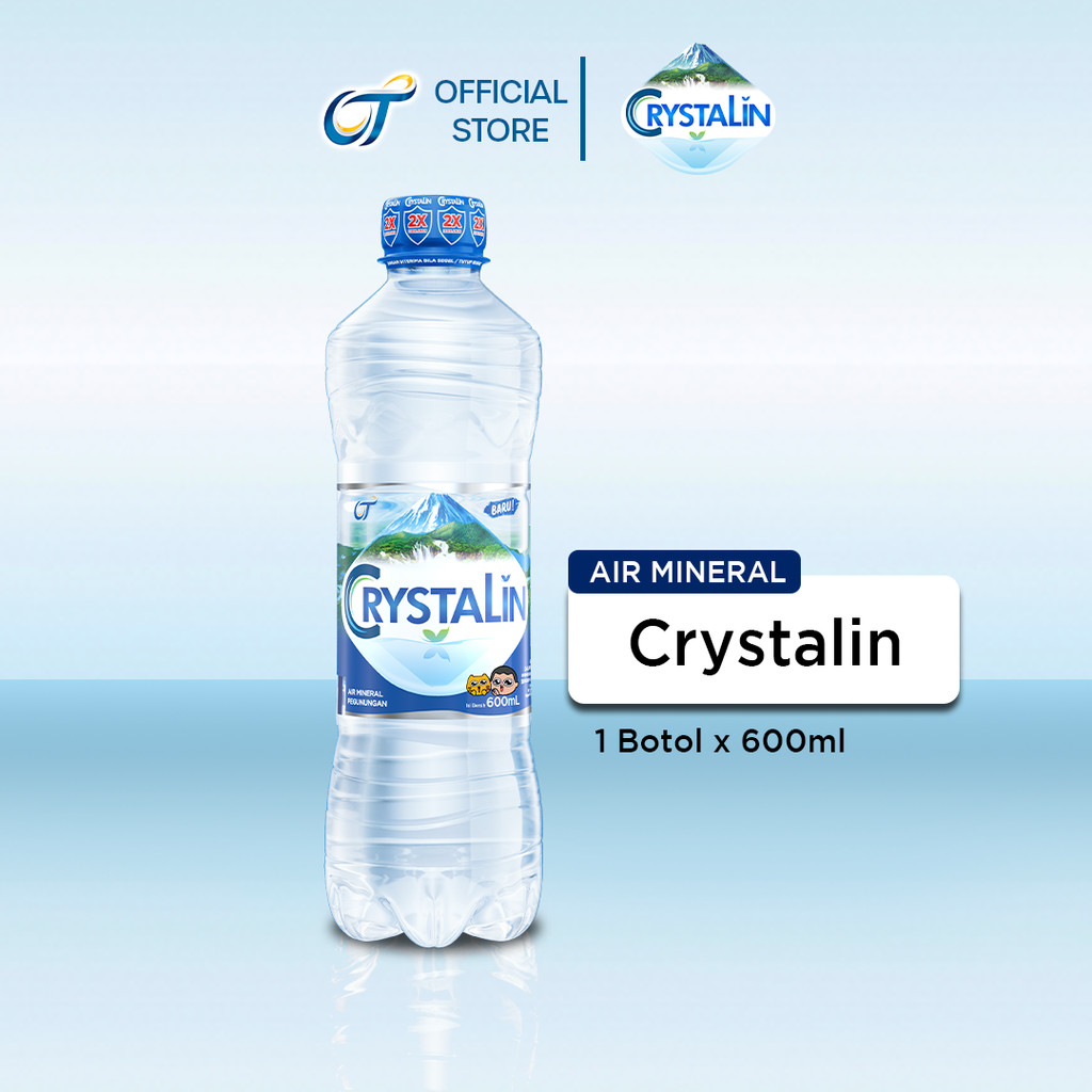Jual [EDISI TERBATAS x TAHILALATS] Crystalin Air Minum Mineral 600ml ...