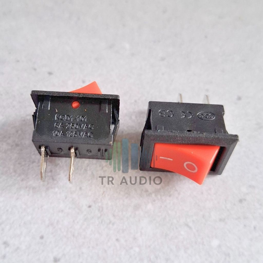 Jual Switch Rocker 2 Pin Merah Hitam Ukuran 15x21mm Saklar On Off Power ...