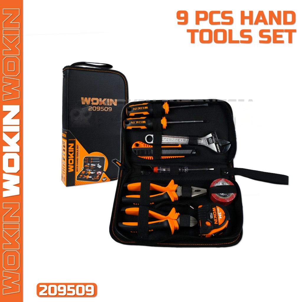 Jual Wokin 9Pcs Hand Tools Set - 209509 | Shopee Indonesia