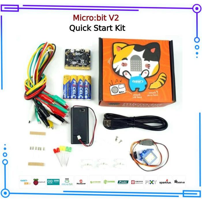 Jual BBC Microbit V2 - Micro:bit Quick Start Kit - Plus MicrobitV2 3S ...