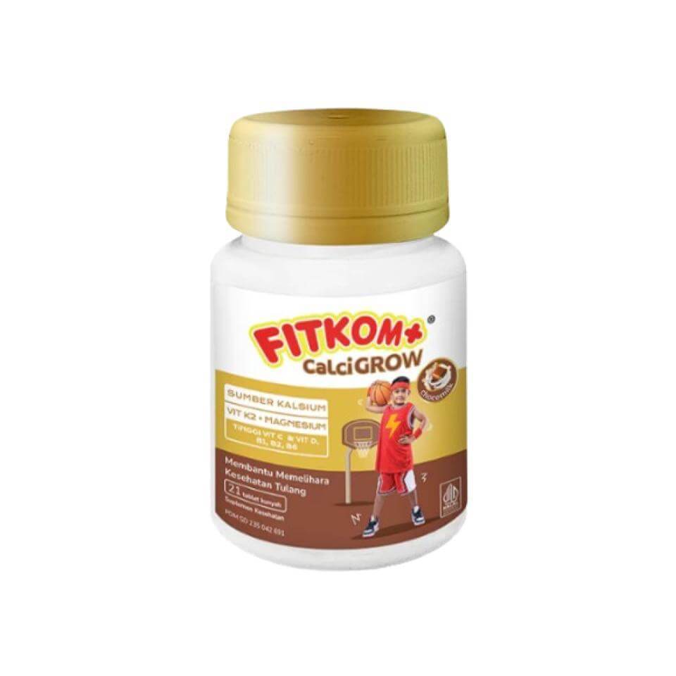 Jual Fitkom Suplemen CalciGROW Tulang Anak Botol 21 pcs | Shopee Indonesia