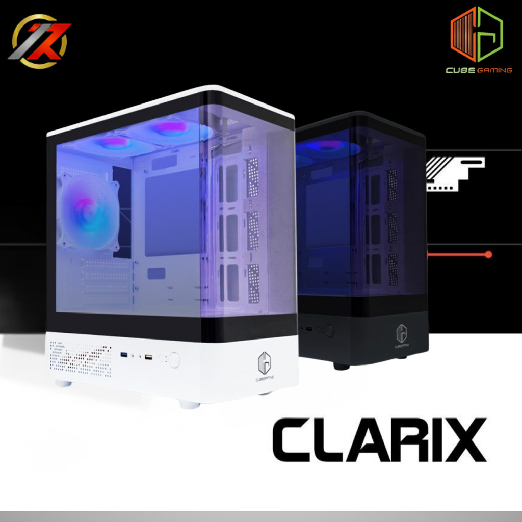 Jual Casing CUBE GAMING CLARIX - mATX Gaming Case - Panoramic View ...