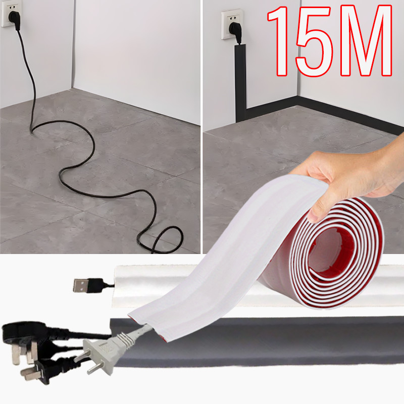 Jual Cable Protector Self-Adhesive PVC Wire Protection Strip Insulation ...