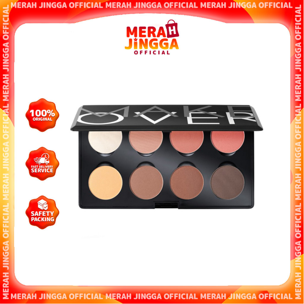 Jual MAKE OVER Professional Highlight & Contour Palette | Merah Jingga ...