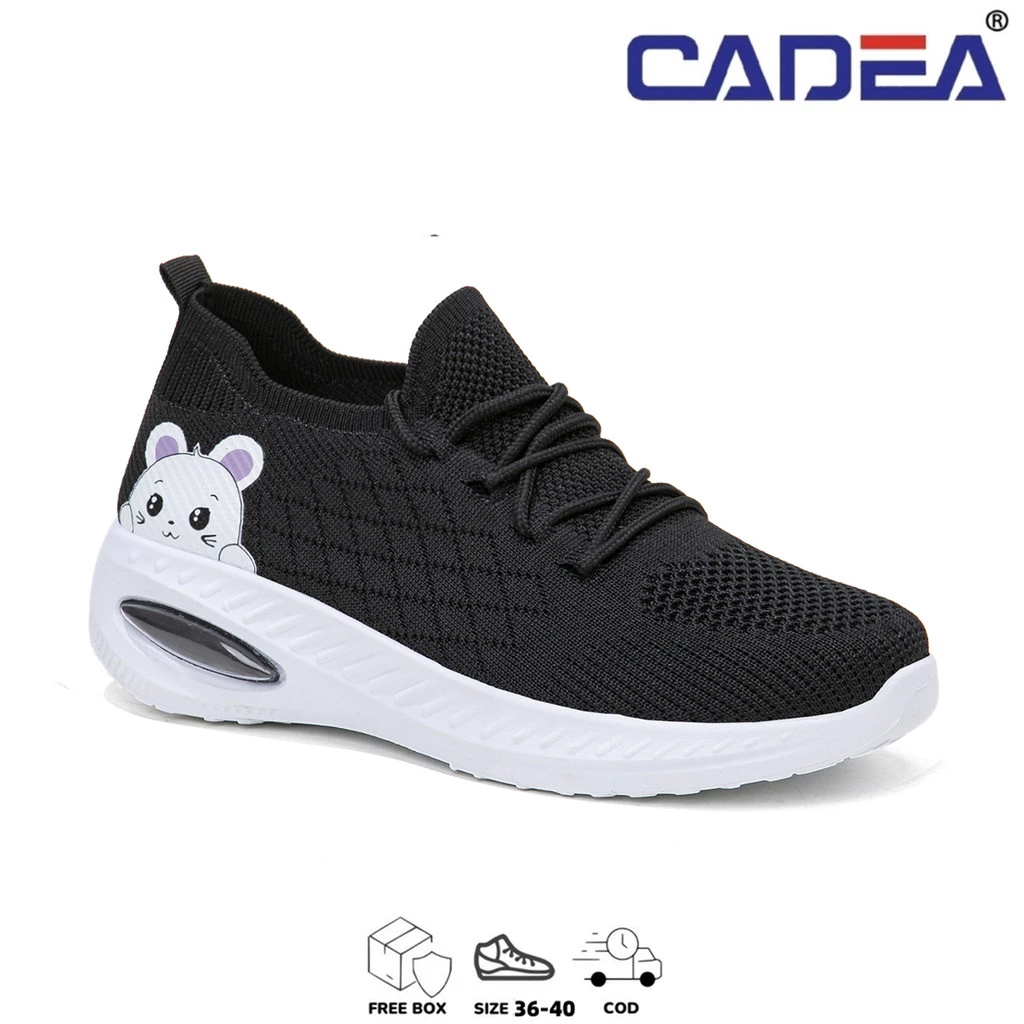 SGD <Free Box> Sepatu Sneakers Wanita Anak Slip On Kasual Sepatu Olahraga
