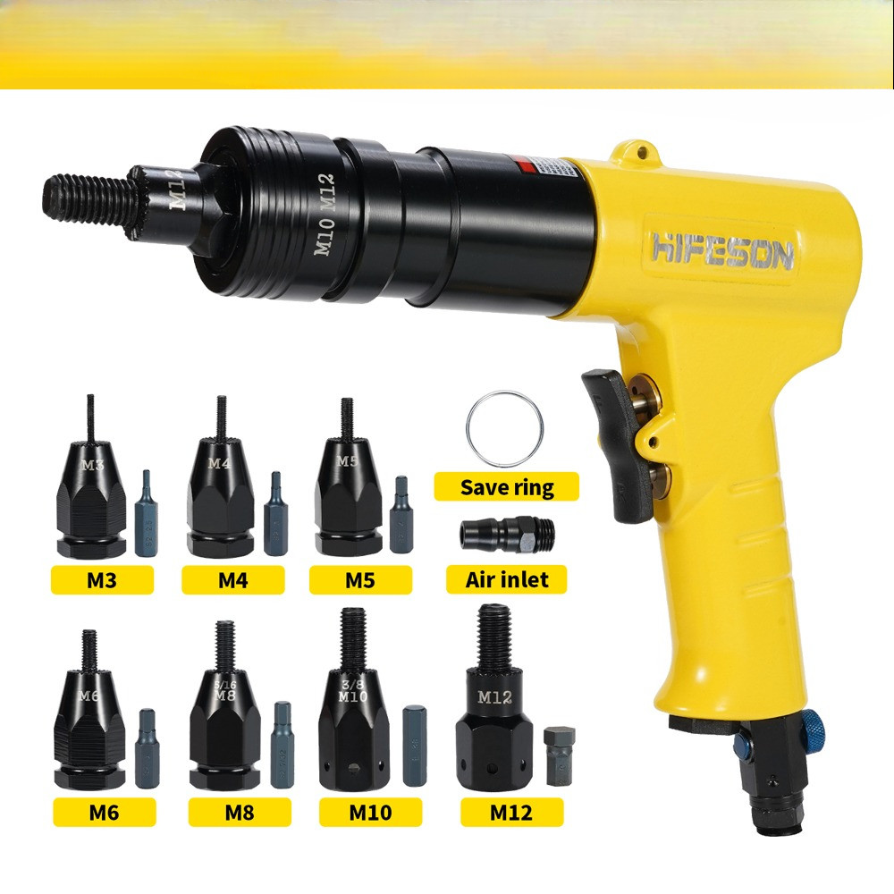 Jual Pneumatic Air Rivet Nut s ert threaded Pull Setter Riveters ...