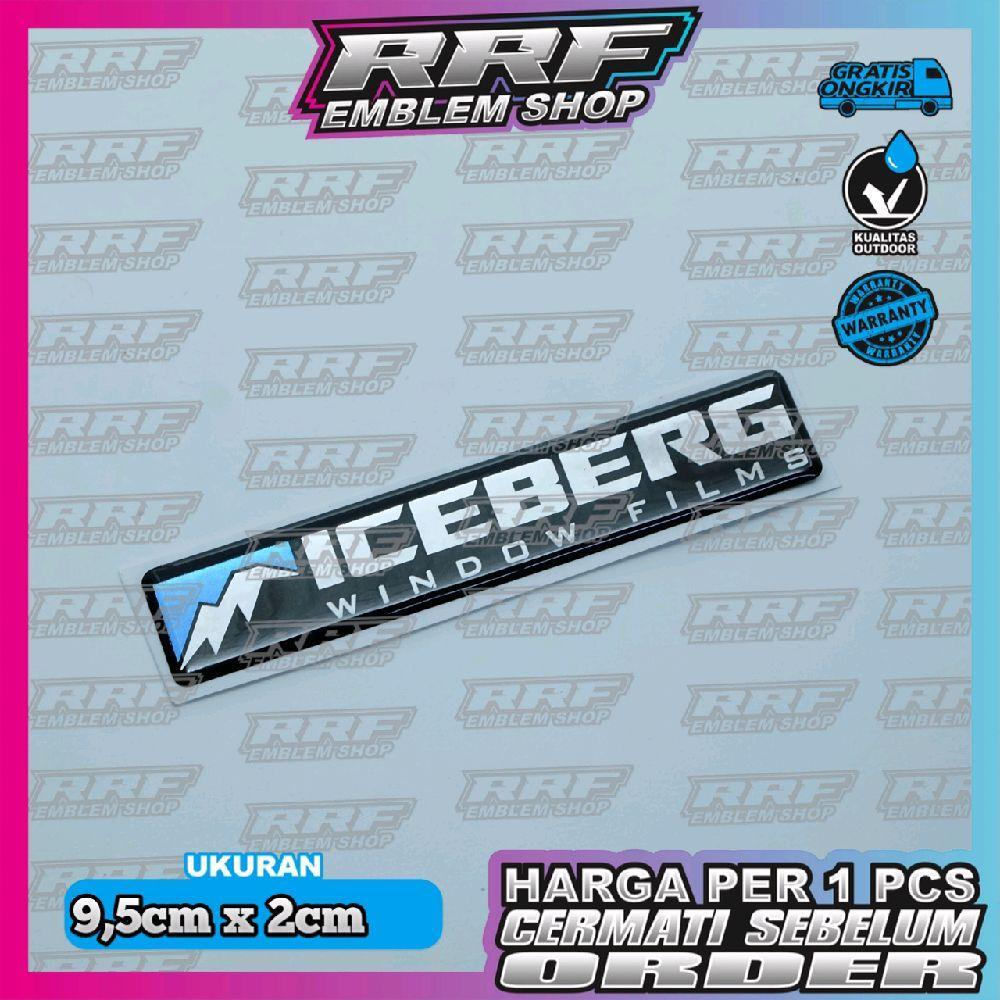 Jual Emblem timbul KACA FILM ICEBERG | Shopee Indonesia