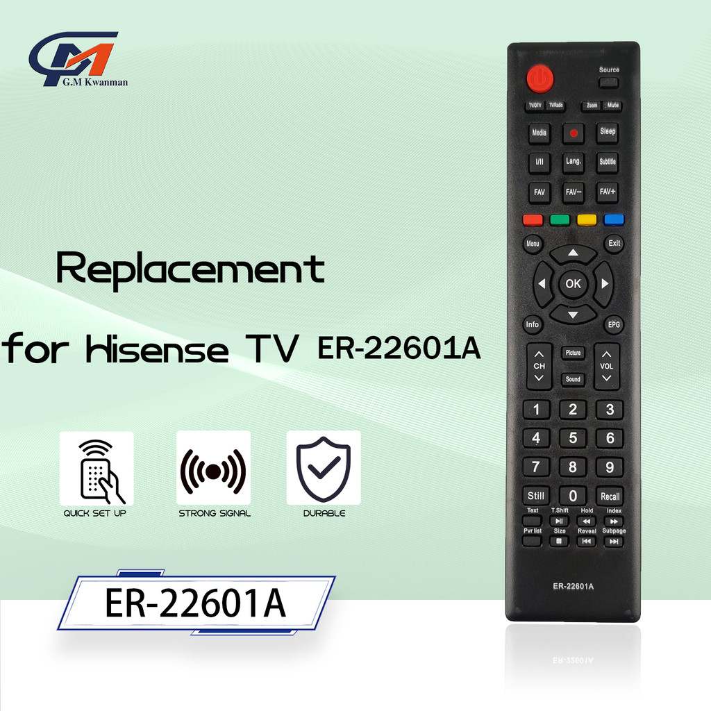 Telecomando Universale Allimity ER-22601A Per TV Hisense - Sostituzione Per H43N2100C, LHD32D33EU E Molti Altri