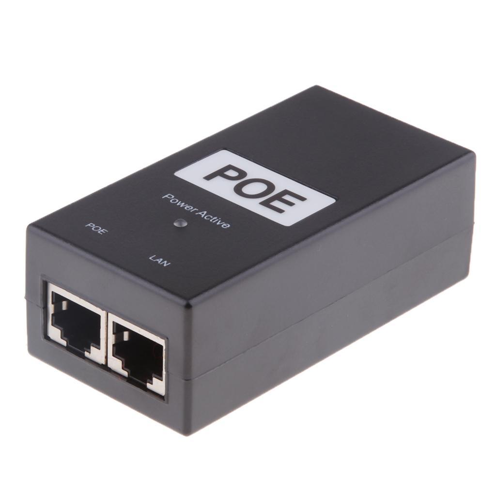 Jual Premium 24V1A Desktop POE Power Supply Injector Switch for IP ...