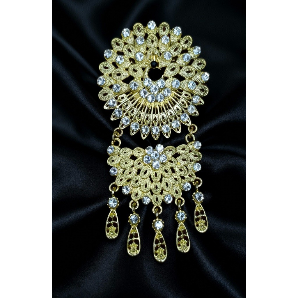 Jual COD Bros Mewah Motif Burung & Kristal – Aksesoris Kebaya Modern ...