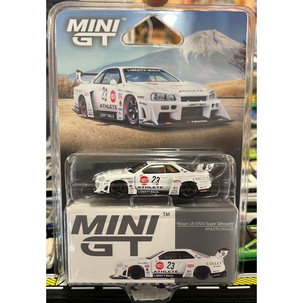 Jual MiniGT LB-ER34 R34 Super Silhouette White Athlete Collet LBWK Box ...