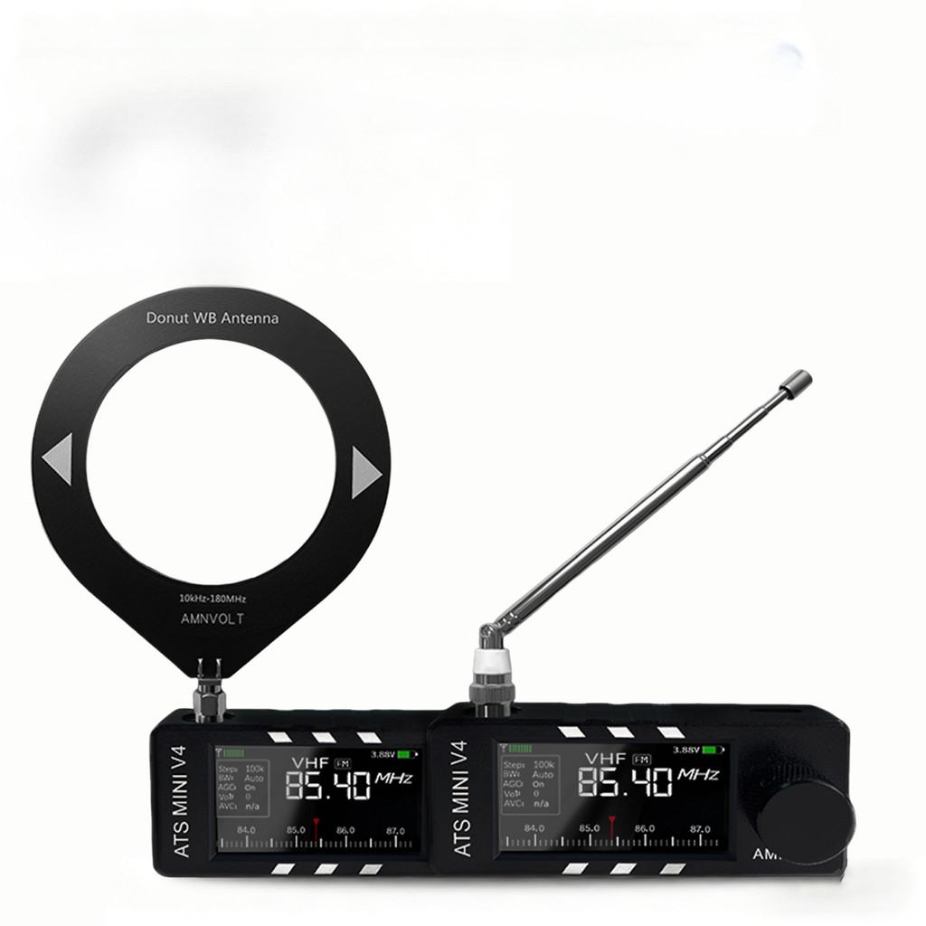 Radio Mini DSP V4 Con Schermo HD A Colori, SI4732 E ESP32-S3, AM/FM/LSB/USB, Antenna SMA, Batteria 800mAh – Per Viaggi E DX - 2