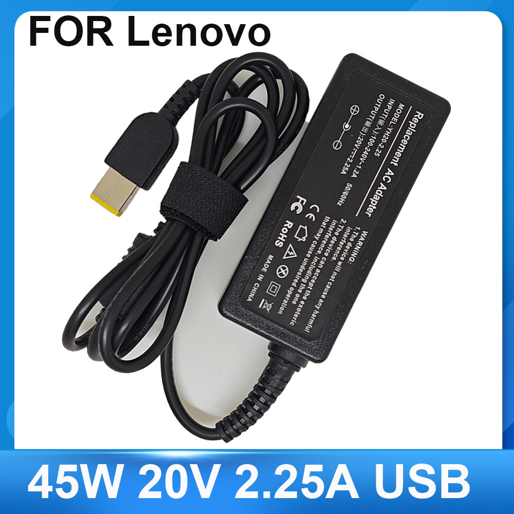Green Cell PRO Alimentatore Per Notebook Lenovo 45W (20V, 2.25A) - Connettore Tondo 4.0x1.7mm, Sostituto Per 5A10H43627/8/9