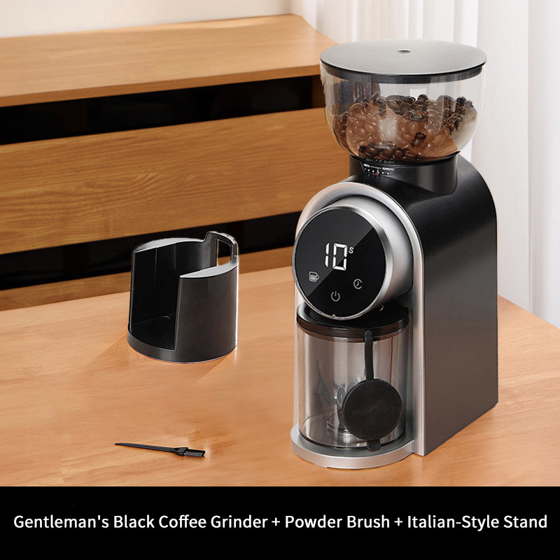 Jual Electric Coffee Bean Grinder Touch Screen Home Small Coffee Mill ...