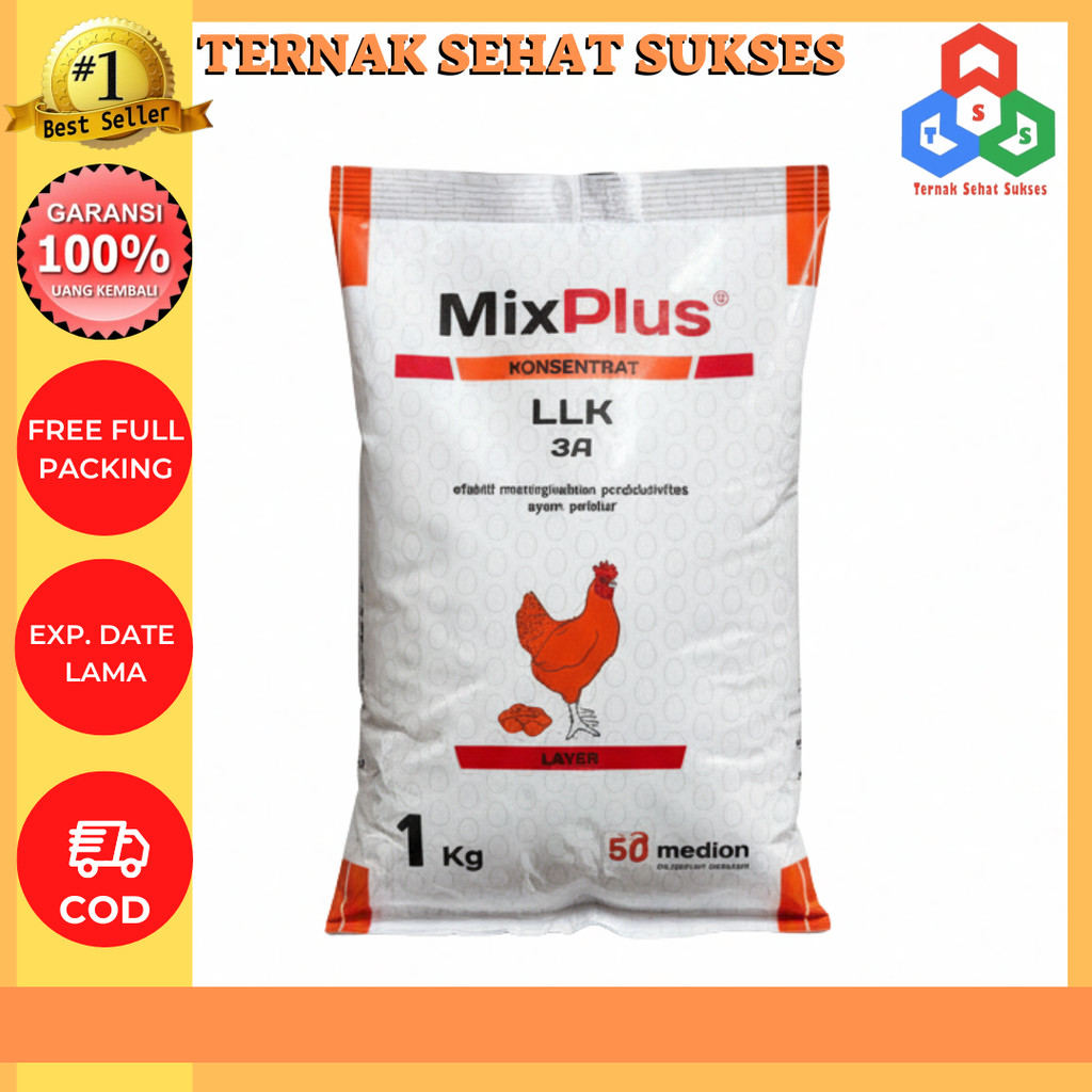 Jual MIX PLUS LLK 3A 1 KG | Premix Ayam Petelur Meningkatkan ...