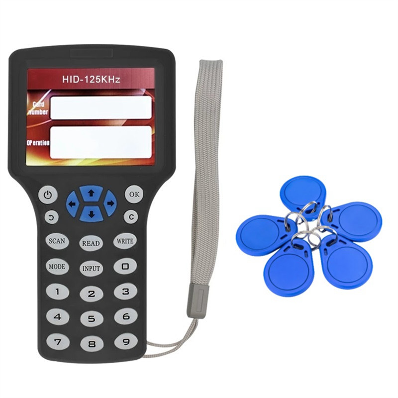 Jual B48A 10 Frequency RFID NFC Smart Card Reader Writer Duplicator+ ...