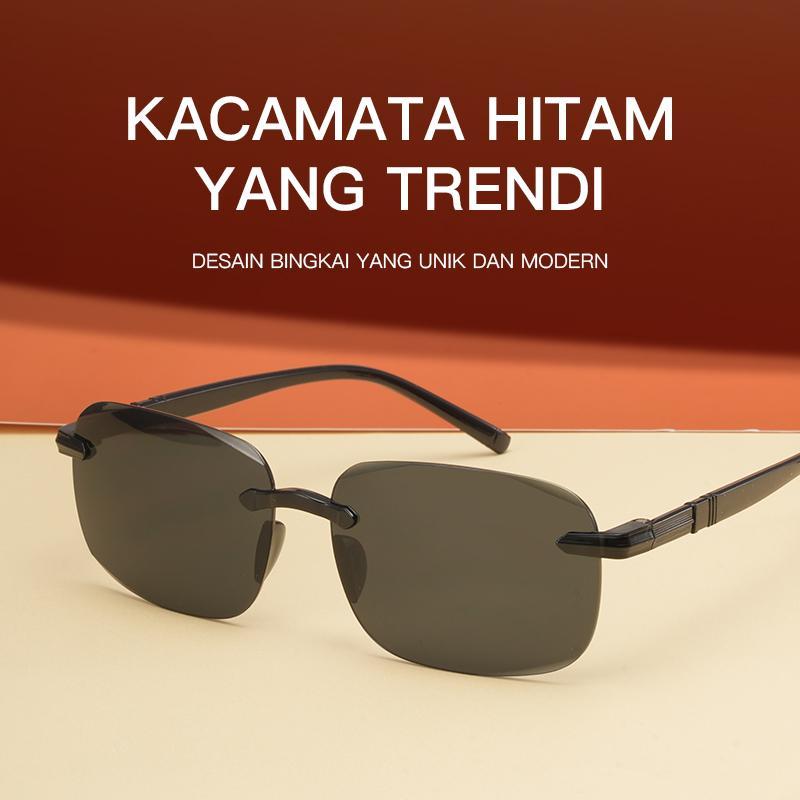 Jual COD Kacamata Hitam Anti UV+ Mengemudi Kacamata Memancing Kacamata ...