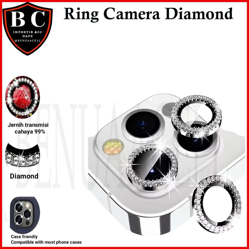 Jual GLITTER RING DIAMOND PELINDUNG CAMERA FOR REALME C75 C75X C55 C53 ...