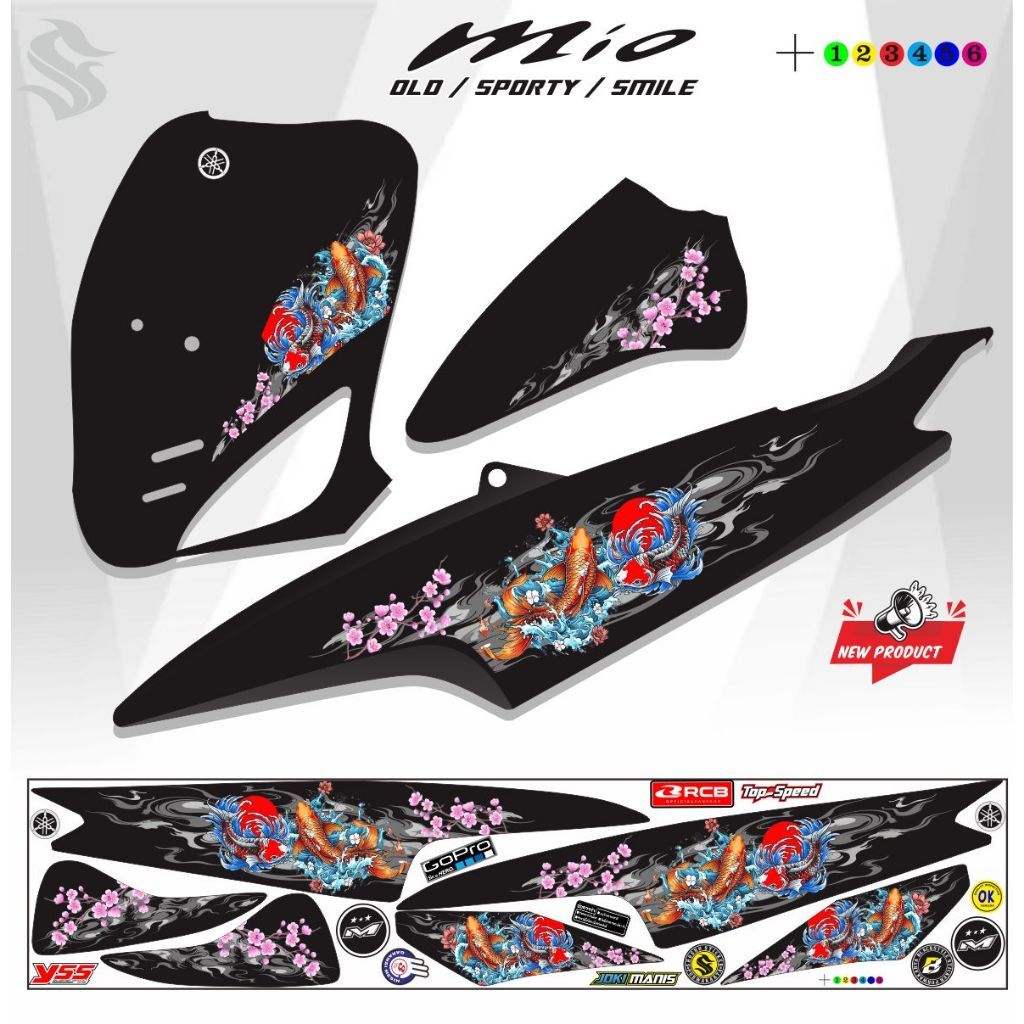 Jual VARIASI STICKER MIO OLD / STRIPNG MIO SPORTY 110 LIS | Shopee ...