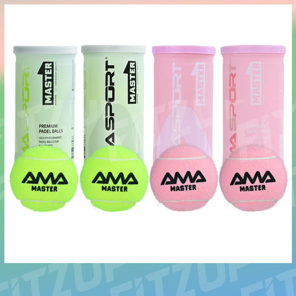 Jual AMA SPORT MASTER Pink / Green Tenis Padle Ball AMASPORT Original ...