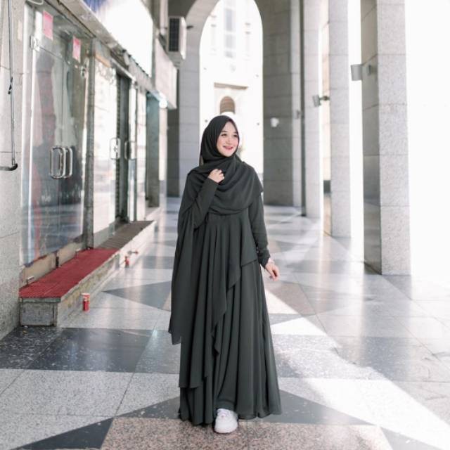 Jual Kazami - Dress Marwah Gamis Daily | Shopee Indonesia