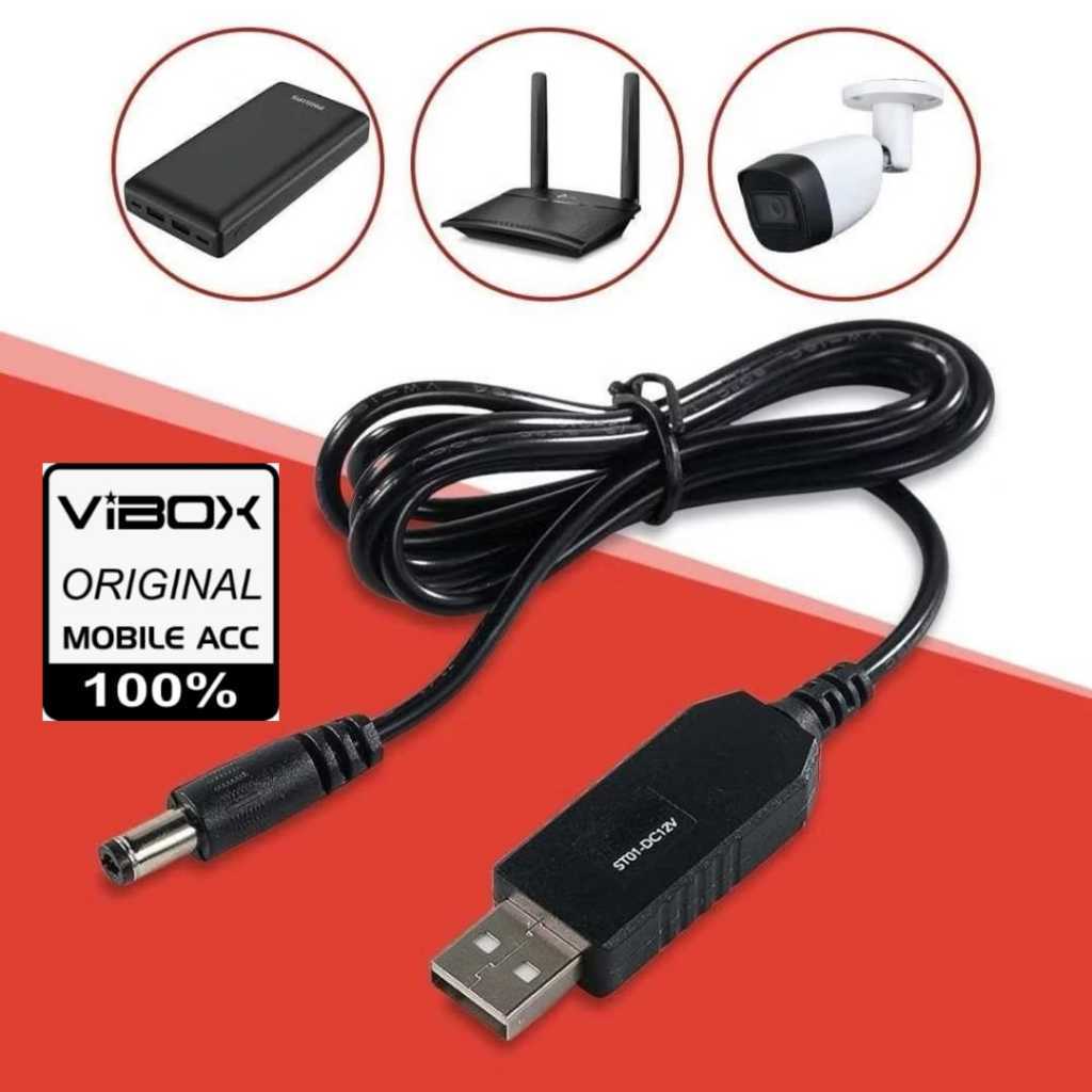 Jual Bbs - Vibox Kabel Power USB DC 12V Modem Orbit Telkomsel / Kabel ...