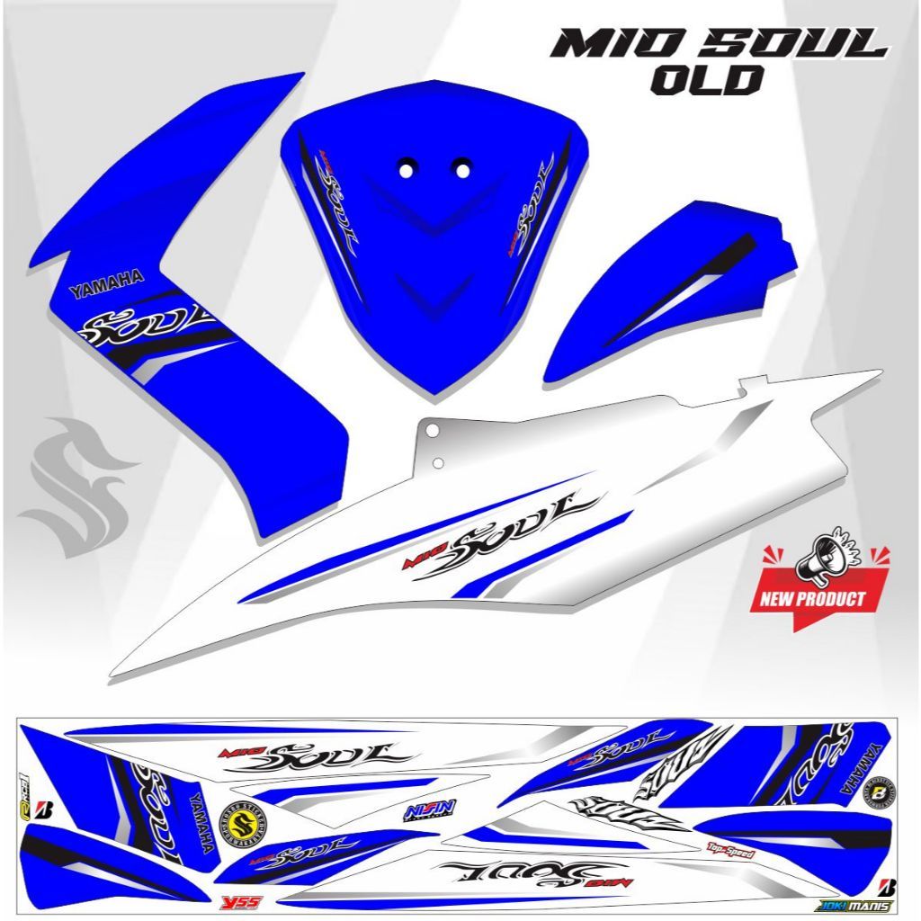 Jual LIST STICKER MIO SOL / STRIPNG VARIASI MIO SOUL OLD | Shopee Indonesia
