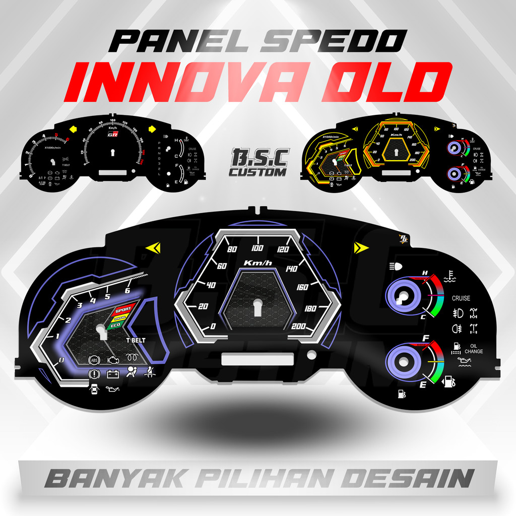 Jual PAPAN SPEDO MOBIL BISA CUSTOM PAPAN SPIDO PANEL SPEEDOMETER PAPAN ...