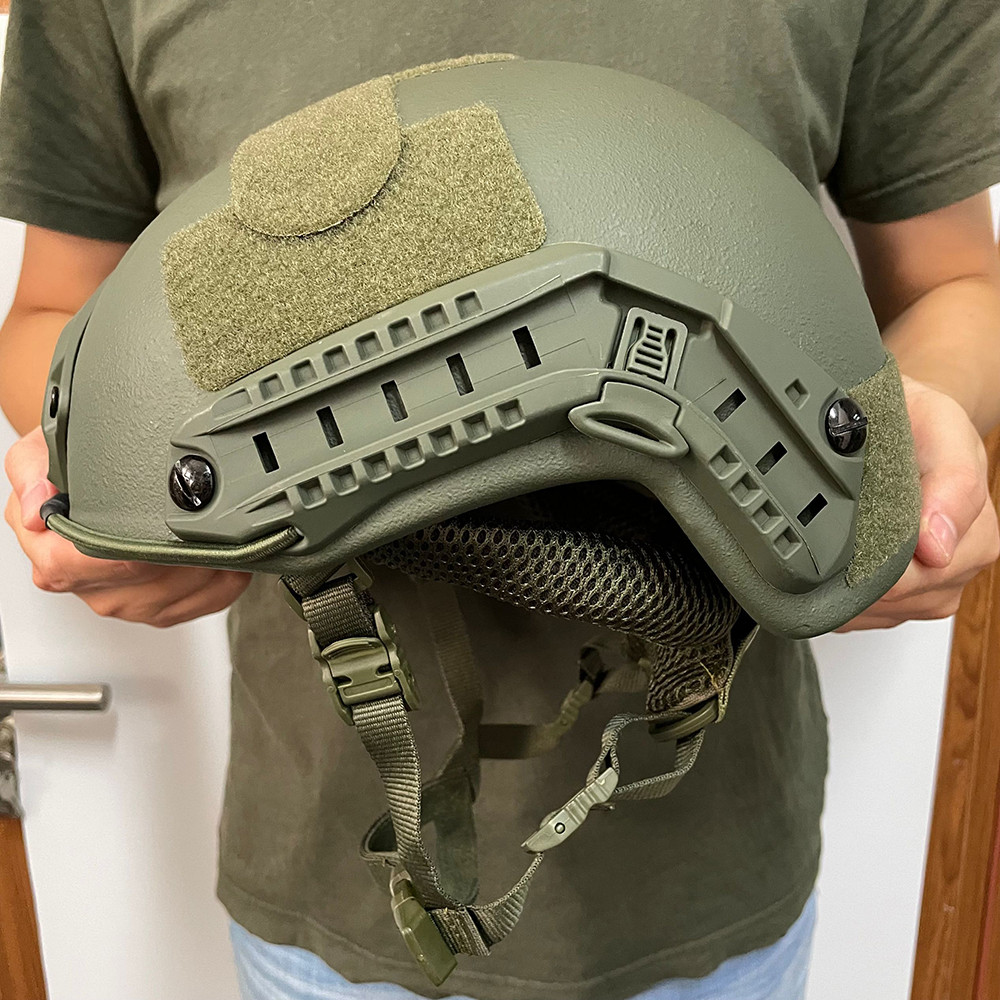 Jual FAST 100% Aramid High Cut Ballistic Helmet Level IIIA Bulletproof ...